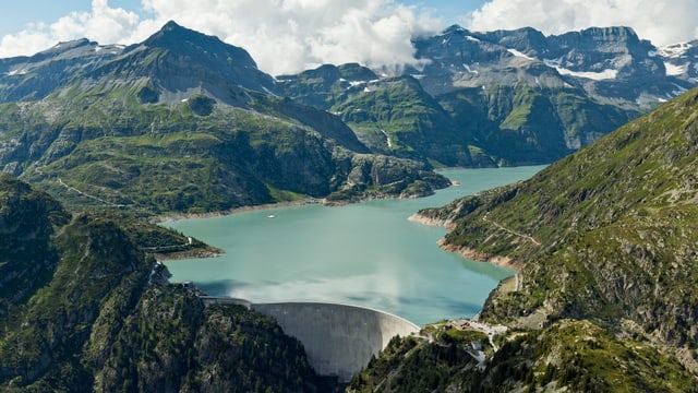 Die Staumauer Finhaut-Emosson. Die Staumauer Finhaut-Emosson.
