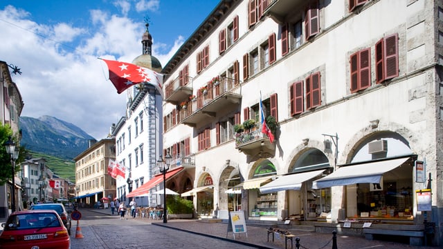 Bild vom Rathaus Sitten. Bild vom Rathaus Sitten.