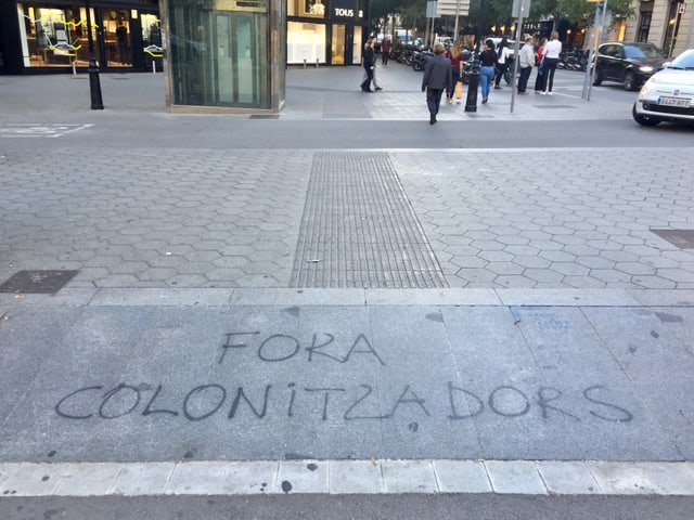 Slogan auf dem Boden Slogan auf dem Boden