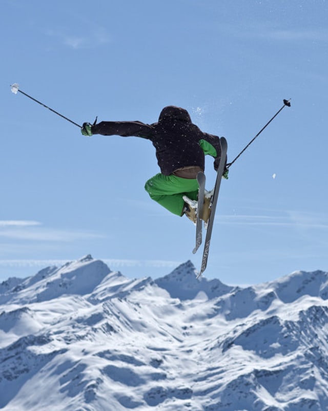 In skiunz a Verbier. In skiunz a Verbier.