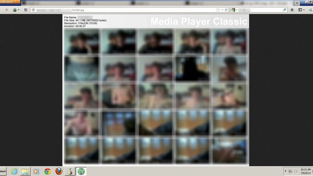 Screenshot einer Website gepixelt. Screenshot einer Website gepixelt.