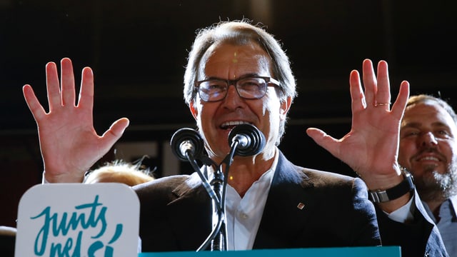 Der katalanische Präsident Artur Mas. Der katalanische Präsident Artur Mas.