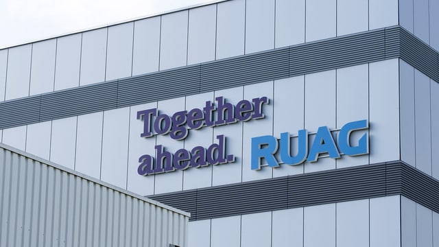 Logo Ruag. Logo Ruag.