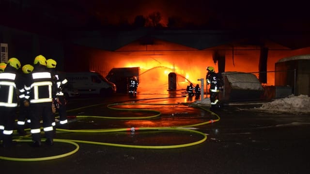 Trotz Grossbrand heute keine Einschränkungen im Fahrplan