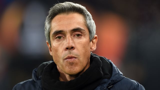 Paulo Sousa mit angesäuerter Miene. Paulo Sousa mit angesäuerter Miene.