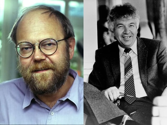Die Schaffer der Schnabelweid, Christian Schmid-Cadalbert (links) und Rudolf Stalder. Die Schaffer der Schnabelweid, Christian Schmid-Cadalbert (links) und Rudolf Stalder.