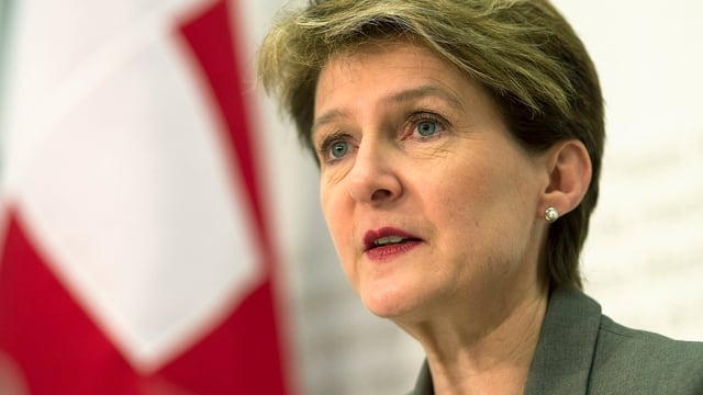 Justizministerin Simonetta Sommaruga. Justizministerin Simonetta Sommaruga.