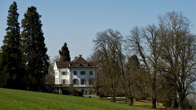 Totale auf Schloss Eugensberg. Totale auf Schloss Eugensberg.