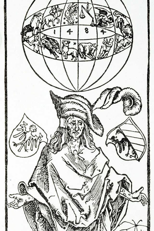 Ausschnitt aus Albrecht Dürers «Darstellung eines Syphilitikers». Ausschnitt aus Albrecht Dürers «Darstellung eines Syphilitikers».