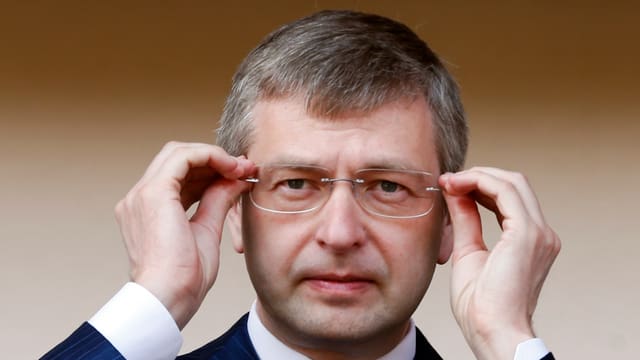 Der russische Oligarch Dmitri Ribolowlew Der russische Oligarch Dmitri Ribolowlew