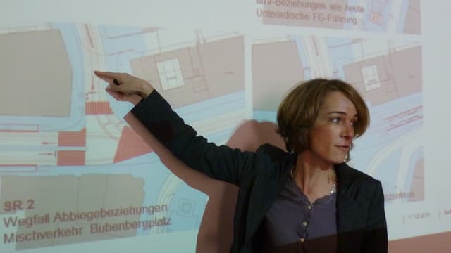Mehr Platz für Bahnreisende am Berner Bubenbergplatz: Gemeinderätin Ursula Wyss erklärt die Pläne.