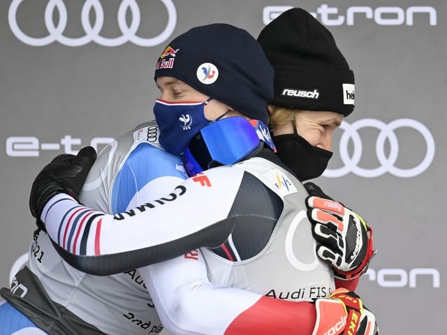 Marco Odermatt mit Alexis Pinturault