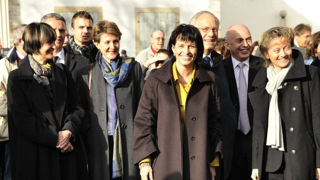 Der Bundesrat von 2010 in einer Gruppenaufnahme Der Bundesrat von 2010 in einer Gruppenaufnahme