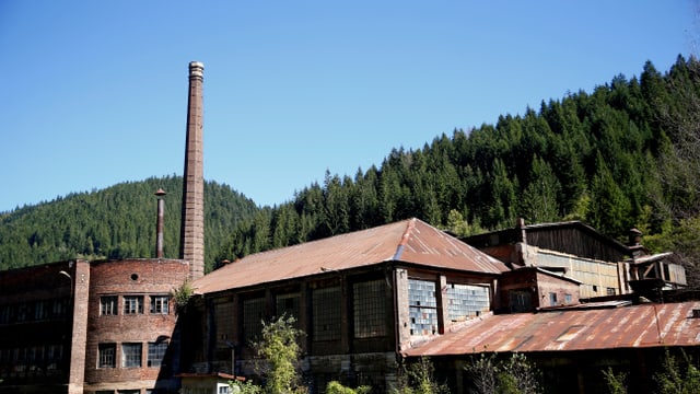 Industrieruine bei Vareš. Industrieruine bei Vareš.