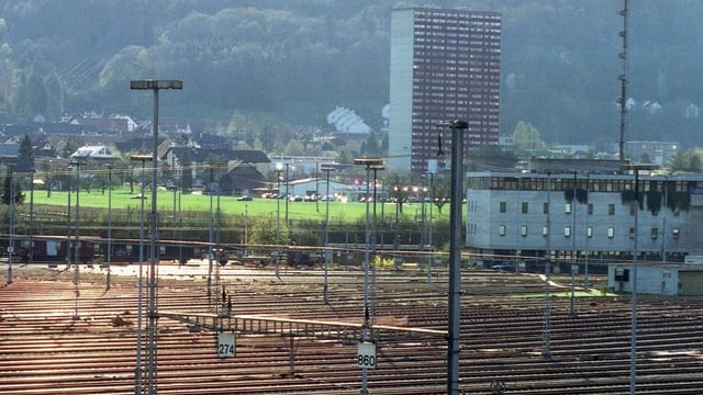 Gleisfeld beim Rangierbahnhof Spreitenbach-Killwangen. Gleisfeld beim Rangierbahnhof Spreitenbach-Killwangen.