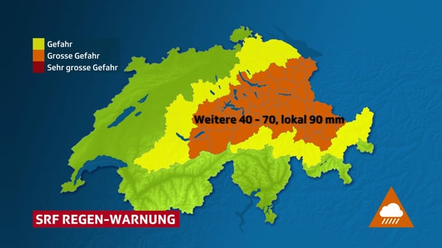 SRF Regenwarnung SRF Regenwarnung