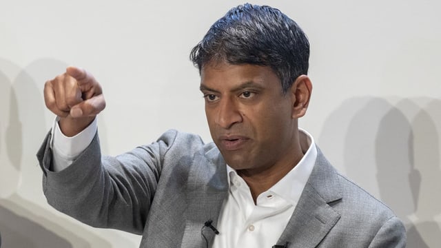 Novartis-Chef Vas Narasimhan. Novartis-Chef Vas Narasimhan.