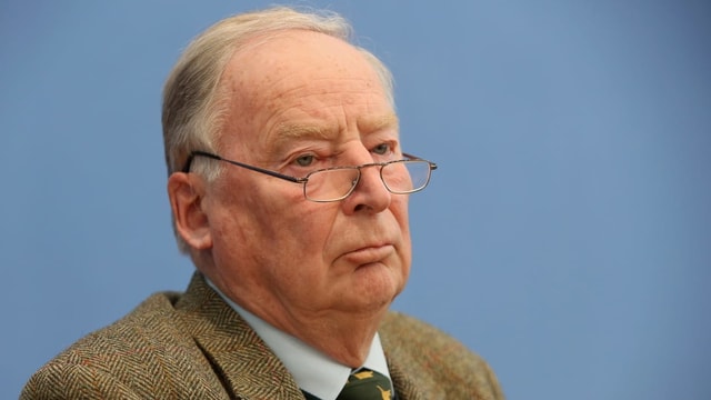 Nahaufnahme von Gauland. Nahaufnahme von Gauland.