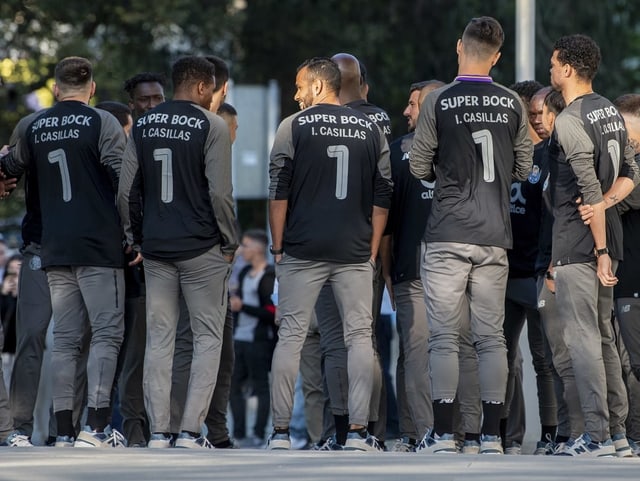 Porto-Spieler in Casillas-Leibchen