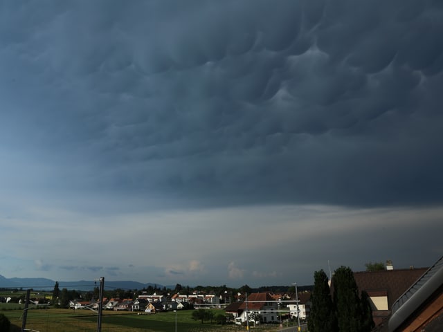 Düstere Wolken