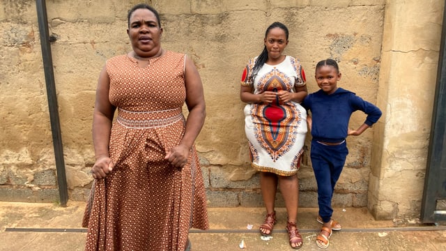 Drei Frauen aus Südafrika. Drei Frauen aus Südafrika.