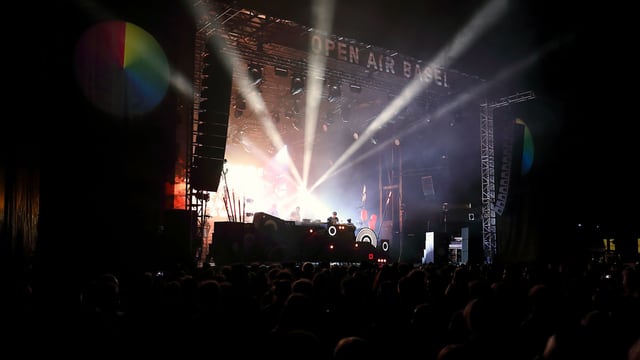 Stage by night am Open Air Basel Stage by night am Open Air Basel