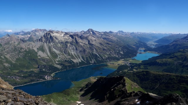 Blick vom Piz da la Margna Blick vom Piz da la Margna