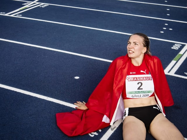 Siebenkämpferin Géraldine Ruckstuhl. Siebenkämpferin Géraldine Ruckstuhl.