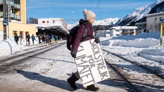 Greta Thunbergs Welt in Schwarz und Weiss