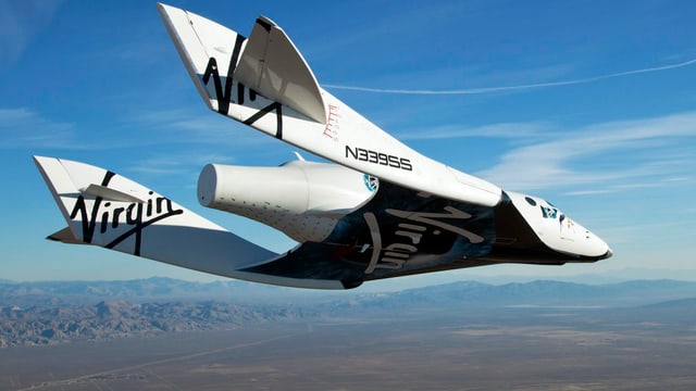 «SpaceShipTwo», hier bei einem Testflug 2010, sollte ab 2015 Weltraum-Touristen befördern. «SpaceShipTwo», hier bei einem Testflug 2010, sollte ab 2015 Weltraum-Touristen befördern.