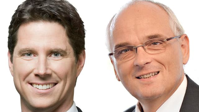 Lars Guggisberg (l.) und Pierre Alain Schnegg im Portrait. Lars Guggisberg (l.) und Pierre Alain Schnegg im Portrait.