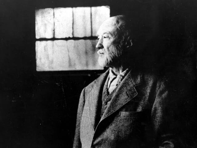 Ein Porträt von Charles Ives. Ein Porträt von Charles Ives.