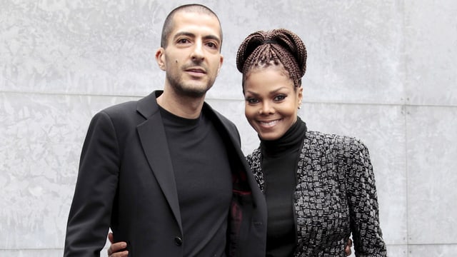Wissam Al Mana und Janet Jackson. Wissam Al Mana und Janet Jackson.