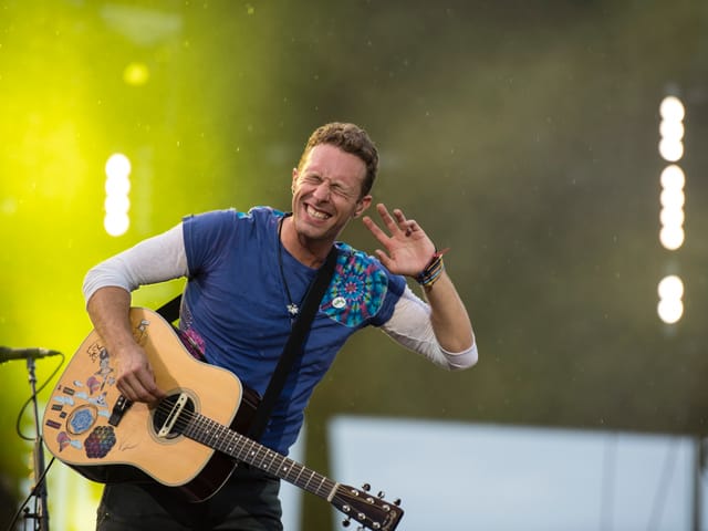 Coldplay live aus dem Letzigrund.