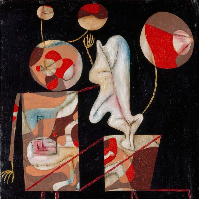 Ein surrealistisches Bild von Paul Klee Ein surrealistisches Bild von Paul Klee