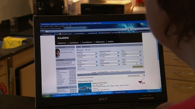 Internetseite der Firma Kuoni Internetseite der Firma Kuoni