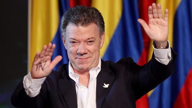 Der kolumbianische Präsident Juan Manuel Santos. Der kolumbianische Präsident Juan Manuel Santos.