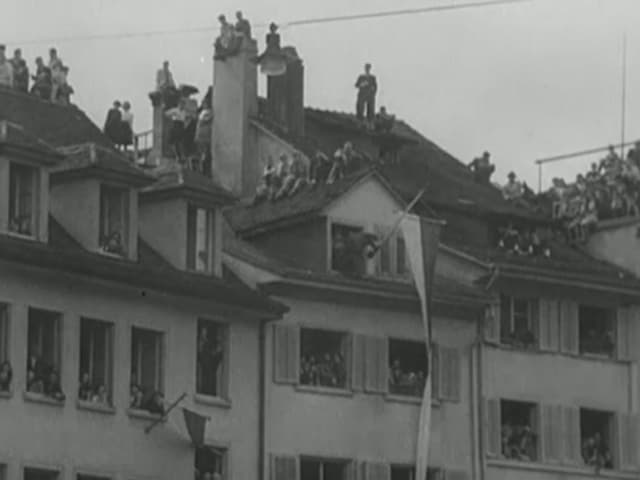 Menschen auf Dächern Menschen auf Dächern
