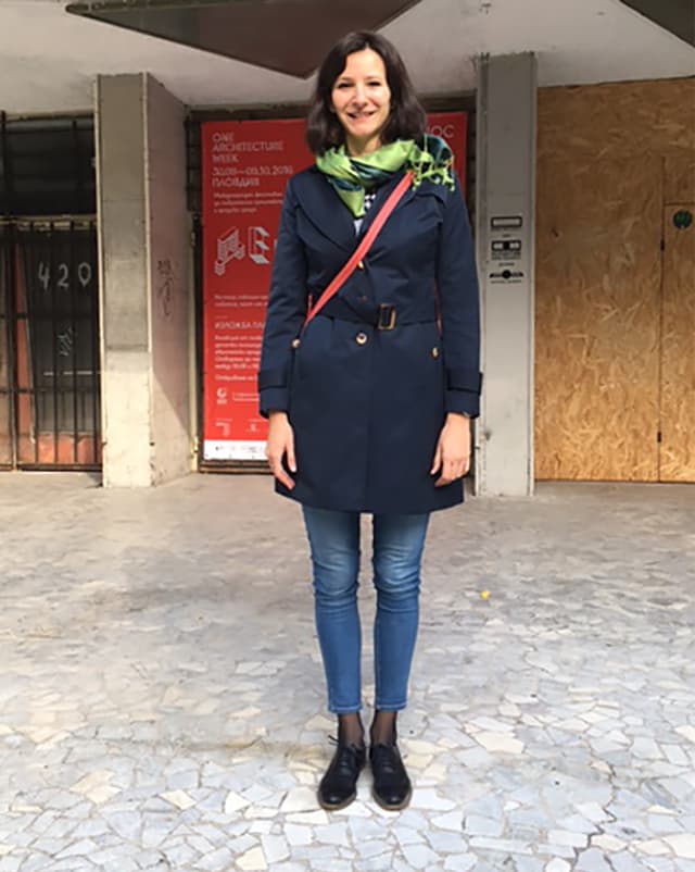 Die Architektin Konstantina Pehlivanova will die historische Bausubstanz Plovdivs vor dem Abriss schützen. Die Architektin Konstantina Pehlivanova will die historische Bausubstanz Plovdivs vor dem Abriss schützen.