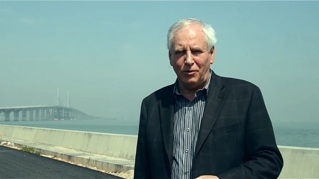 Heinz Aeschlimann auf Brücke Heinz Aeschlimann auf Brücke