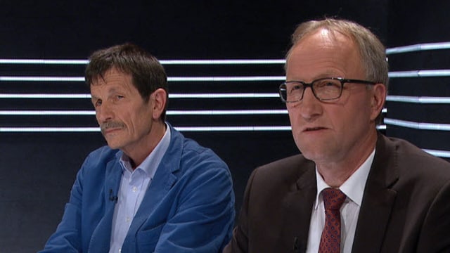 Ueli Mäder und Peter Hegglin. Ueli Mäder und Peter Hegglin.