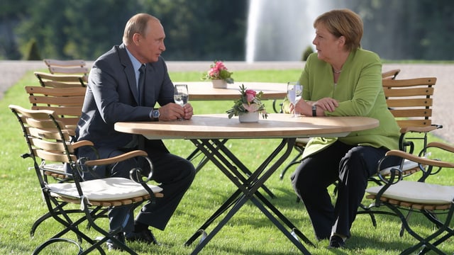 Wladimir Putin und Angela Merkel Wladimir Putin und Angela Merkel