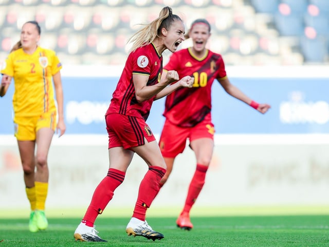 Tessa Wullaert ist Belgiens Toptorschützin. Tessa Wullaert ist Belgiens Toptorschützin.