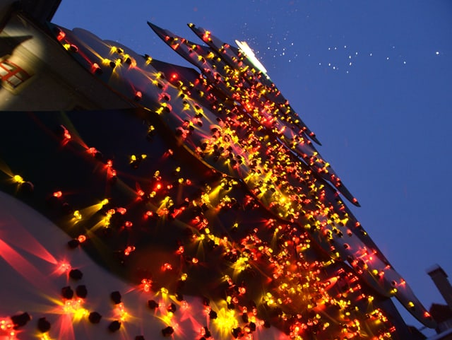 Lichter am Baum.