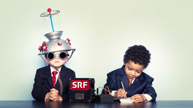 Zwei Kinder hören Radio SRF Zwei Kinder hören Radio SRF