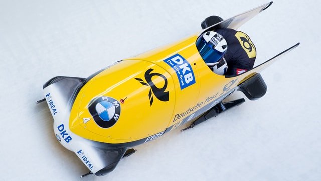 Francesco Friedrich und Thorsten Margis im Eiskanal von Igls. Francesco Friedrich und Thorsten Margis im Eiskanal von Igls.