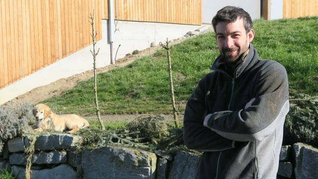 Mann mit Hund Mann mit Hund