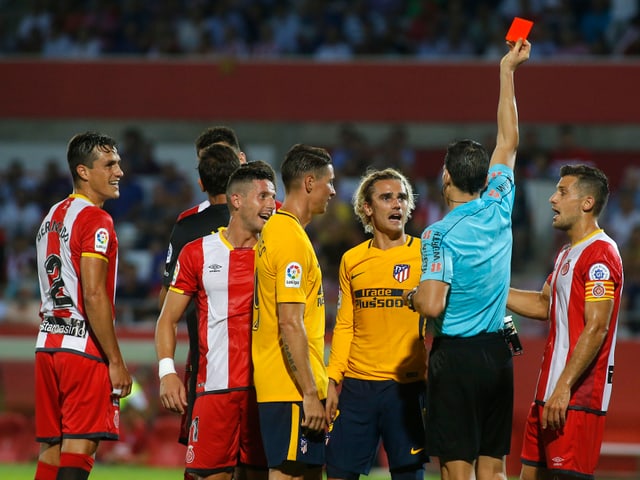 Griezmann sieht Rot