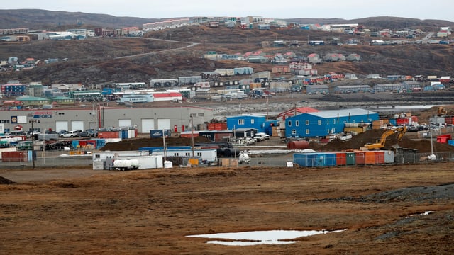 Das einzige Spital des kanadischenTerritoriums Nunavut steht in der Hauptstadt Iqaluit. Nuvavut ist fast zehnmal grösser als die Schweiz Das einzige Spital des kanadischenTerritoriums Nunavut steht in der Hauptstadt Iqaluit. Nuvavut ist fast zehnmal grösser als die Schweiz