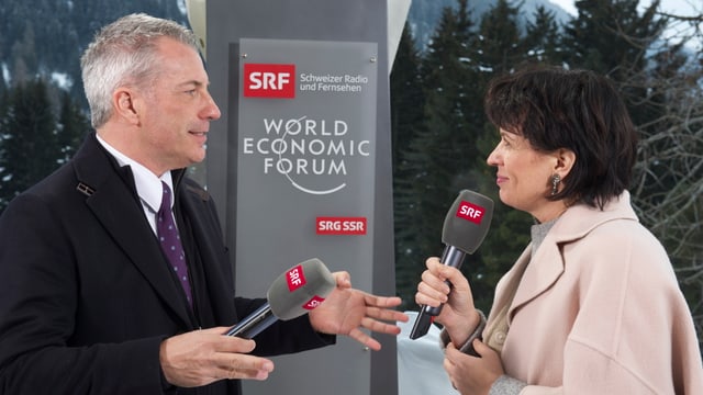 Reto Lipp und Doris Leuthard Reto Lipp und Doris Leuthard